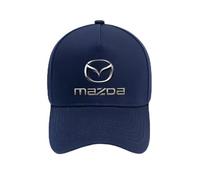 SYXWJL Auto Kappe für Mazda BT-50 2006-2011, Baseballkappe Basecap Mütze Basecap Herren Unisex Kappe Verstellbar Baumwolle mit Auto Logo Baseball Cap für Herren Damen Zubehör,Navy