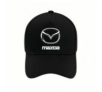 SYXWJL Auto Kappe für Mazda CX-5 2017-2023, Baseballkappe Basecap Mütze Basecap Herren Unisex Kappe Verstellbar Baumwolle mit Auto Logo Baseball Cap für Herren Damen Zubehör,Black