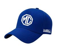 SYXWJL Auto Kappe für MG HS, Baseballkappe Basecap Mütze Basecap Herren Unisex Kappe Verstellbar Baumwolle mit Auto Logo Baseball Cap für Herren Damen Zubehör,Blue