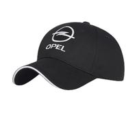 SYXWJL Auto Kappe für Opel GT, Baseballkappe Basecap Mütze Basecap Herren Unisex Kappe Verstellbar Baumwolle mit Auto Logo Baseball Cap für Herren Damen Zubehör,Black