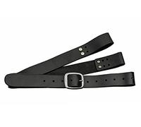 SZCO Supplies Schulter-/Taillengürtel aus Leder, verstellbar, für Mittelalter/Samurai-Schwerter, 96,5 cm, Schwarz
