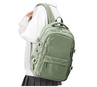 SZLX Schulrucksack Damen Leichte Schultasche Casual Daypack College Laptop-Rucksack für Männer Frauen Wasserfestes Reise Rucksack für Sports High School Backpack Teenager Schultaschen Mädchen