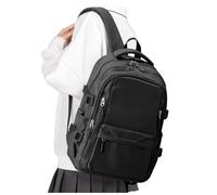 SZLX Schulrucksack Damen Leichte Schultasche Casual Daypack College Laptop-Rucksack für Männer Frauen Wasserfestes Reise Rucksack für Sports High School Backpack Teenager Schultaschen Mädchen