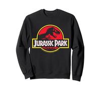 T-Rex Abenteuerlogo von Jurassic Park 2025 Sweatshirt, Unisex für Erwachsene, Schwarz, S
