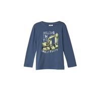 Langarm-Shirt mit Frontprint 116/122 blau 2176089.5544.116_122