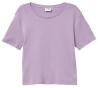 Verkürztes Rippshirt im Slim Fit 158/164 lila 2164733.4719.158_164