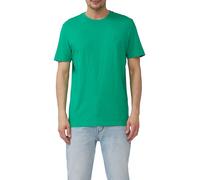 T-Shirt mit Flammgarnstruktur und Logo-Print M grün 2166834.7595.M