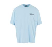 T-Shirt 2Y STUDIOS "2Y Studios Herren 2Y Introspect Oversize Tee", Damen, Gr. S, blau, 100% Baumwolle, bedruckt, relaxed fit, Rundhals, Shirts T-Shirt (35076301-S) blau