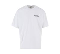 T-Shirt 2Y STUDIOS "2Y Studios Herren 2Y Introspect Oversize Tee", Herren, Gr. XS, weiß, 100% Baumwolle, bedruckt, relaxed fit, Rundhals, Shirts T-Shirt (16296504-XS) weiß