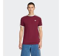adidas Originals Regular Fit T-Shirt mit Logo Stitching in Dunkelbraun, Größe S