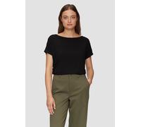 s.Oliver Damen T-Shirt - Jersey, überschnittene Schultern, Uni