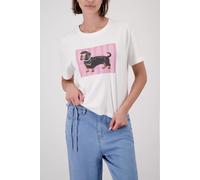 monari - T-Shirt mit Dackelprint - Gr. - 36