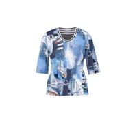 Marc Cain Sports - T-Shirt mit maritimem Print little boy blue - Gr. - 36