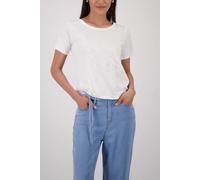 monari - Basic T-Shirt mit Flammgarn - Gr. - 36