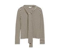 Henleyshirt mit abnehmbarem Schal 40 braun|creme 2182299.89G4.40