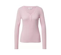 Geripptes Longsleeve mit Henleyausschnitt 40 pink 2172302.4156.40