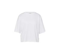 Oversized T-Shirt aus Baumwoll-Interlockjersey 42 weiß 2177051.0100.42