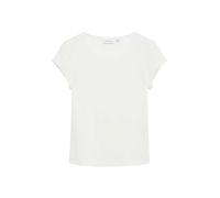 Comma Geripptes Rundhalsshirt mit Zierborte