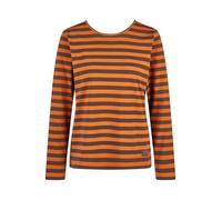 Print-Shirt RABE "T-Shirt", Damen, Gr. 44, braun, Obermaterial: 92% Baumwolle, 8% Elasthan, gemustert, tailliert, Shirts (36689129-44) braun