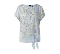 s.Oliver Blusenshirt mit U-Boot-Ausschnitt und Bindedetail