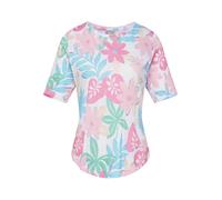 Print-Shirt RABE "T-Shirt", Damen, Gr. 50, rosa, 50%Baumwolle, 50%Viskose, tailliert, Shirts (87816001-50) rosa