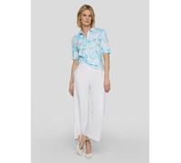 Print-Shirt RABE "T-Shirt", Damen, Gr. 52, hellblau, 95%Baumwolle, 5%Elasthan, geblümt, gerade, Shirts (64540805-52) hellblau