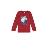 Longsleeve aus Baumwolle mit Print und Wendepailletten 92/98 rot 2169350.3407.92_98