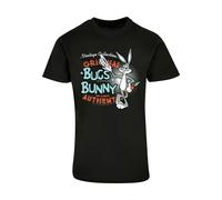 T-Shirt ABSOLUTE CULT "ABSOLUTE CULT Looney Tunes Vintage Bugs Bunny T-Shirt", Damen, Gr. M, schwarz, 100% Baumwolle, bedruckt, normal, Rundhals, Shirts T-Shirt (88355908-M) schwarz