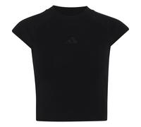 ADIDAS Damen Shirt KIT GERIPPT KLEINES LOGO (KF2444) XXS Schwarz