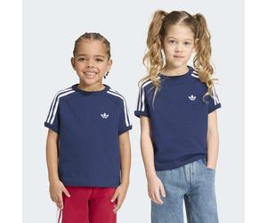 T-Shirt ADIDAS ORIGINALS "3-STREIFEN", Mädchen, Gr. 128, night indigo, Obermaterial: 100% Baumwolle, Shirts T-Shirt (99935436-128) night indigo