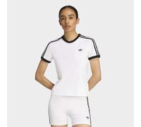 Adidas Originals 3 Stripes Slim Kurzarm-t-shirt S White / Black