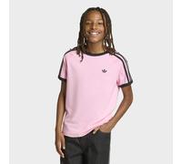 T-Shirt ADIDAS ORIGINALS "3 STRIPE TEE", Mädchen, Gr. 140, light pink, schwarz, Obermaterial: 100% Baumwolle, normal, Rundhals, Shirts T-Shirt (73482522-140) light pink, schwarz