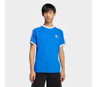 T-Shirt ADIDAS ORIGINALS "3-STRIPES TEE", Damen, Gr. S, blau, Obermaterial: 100% Baumwolle, normal, Rundhals, Shirts T-Shirt, drei Streifen T-Shirt (26835537-S) blau