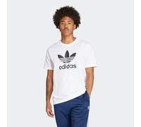 T-Shirt ADIDAS ORIGINALS "ADICOLOR TREFOIL", Herren, Gr. S, weiß, Obermaterial: 100% Baumwolle, normal, Rundhals, Shirts T-Shirt, reguläre Passform, Kurzarm, aus Baumwolle (86019117-S) weiß