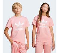 T-Shirt ADIDAS ORIGINALS "ADICOLOR TREFOIL KIDS", Mädchen, Gr. 164, pink (semi pink spark), Obermaterial: 100% Baumwolle, Rundhals, Shirts T-Shirt, für Kinder und Teens, sportlicher Stil, ohne Verschl