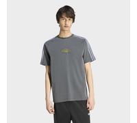 T-Shirt ADIDAS ORIGINALS "ADIDAS ORIGINALS RINGER, MIT VERWASCHENER GRAFIK", Damen, Gr. M, grau six, Obermaterial: 100% Baumwolle, normal, Rundhals, Shirts T-Shirt (75270429-M) grau six