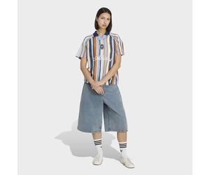 T-Shirt ADIDAS ORIGINALS "ADIDAS ORIGINALS SUMMER GLOW OVERSIZE JERSEY, GEWIRKTES MATERIAL", Damen, Gr. S, ash blau, ash blau, Obermaterial: 99% Polyester, 1% Elasthan, V-Ausschnitt, Shirts T-Shirt (1