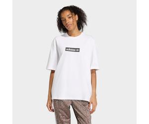 T-Shirt ADIDAS ORIGINALS "AOP", Damen, Gr. M, weiß, Obermaterial: 100% Baumwolle, normal, Rundhals, Shirts T-Shirt (54791316-M) weiß