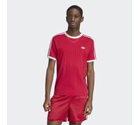 adidas Originals Regular Fit T-Shirt aus reiner Baumwolle in Rot, Größe XL