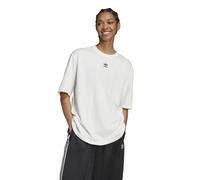 T-Shirt ADIDAS ORIGINALS "ESS BOYFR TEE", Damen, Gr. L, weiß, Obermaterial: 100% Baumwolle, normal, Rundhals, Shirts T-Shirt, Boyfriend Style, lockerer Schnitt (42140144-L) weiß