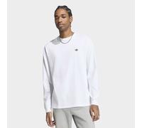 T-Shirt ADIDAS ORIGINALS "ESS LS TEE", Herren, Gr. L, weiß, Obermaterial: 100% Baumwolle, normal, Rundhals, Shirts T-Shirt, mit Rundhalsausschnitt, in normaler Länge, Kurzarmdesign (29902248-L) weiß