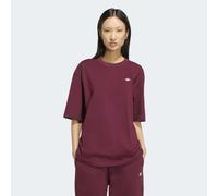 T-Shirt ADIDAS ORIGINALS "ESS TEE OS", Damen, Gr. L, rot (maroon), Obermaterial: 100% Baumwolle, Shirts T-Shirt, für Erwachsene, mit Kurzarm, ohne Verschluss (48298217-L) maroon