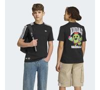 T-Shirt ADIDAS ORIGINALS "GRAFIK, LOCKER GESCHNITTEN", Jungen, Gr. 152, schwarz (schwarz, weiß), Obermaterial: 100% Baumwolle, Rundhals, Shirts T-Shirt (27772305-152) schwarz, weiß