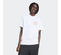 T-Shirt ADIDAS ORIGINALS "GRAPHIC TEE LO", Herren, Gr. L, weiß, Obermaterial: 100% Baumwolle, Rundhals, Shirts T-Shirt, lockerer Schnitt, kurze Ärmel, mit großem Trefoil Logo (58676808-L) weiß