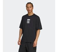 T-Shirt ADIDAS ORIGINALS "LEO OVERSIZE", Herren, Gr. L, schwarz, Obermaterial: 100% Baumwolle, Shirts T-Shirt, sportlicher Stil, kurze Ärmel, für Laufen und Freizeit, Leo-Print (31809923-L) schwarz
