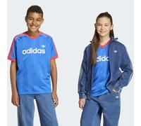 T-Shirt ADIDAS ORIGINALS "LO TEE", Jungen, Gr. 140, blau, Obermaterial: 100% Polyester, V-Ausschnitt, Shirts T-Shirt (59275746-140) blau