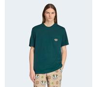 T-Shirt ADIDAS ORIGINALS "MONOGRAM LOOSE", Jungen, Gr. XL, aurora ivy, Obermaterial: 100% Baumwolle, Rundhals, Shirts T-Shirt, lockere Passform, mit kleinem Trefoil auf Brusttasche (40715249-XL) auror