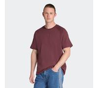 T-Shirt ADIDAS ORIGINALS "PREMIUM ESSENTIALS", Jungen, Gr. XL, rot (aurora ruby), Obermaterial: 100% Baumwolle, normal, Rundhals, Shirts T-Shirt, sportlicher Stil, Kurzarm, lockere Passform, aus Baumw