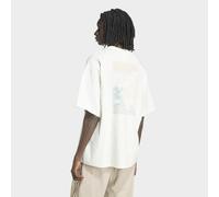 T-Shirt ADIDAS ORIGINALS "SUMMER GRAFIK, RUNDHALSAUSSCHNITT", Herren, Gr. L, sanftes weiß, Obermaterial: 100% Baumwolle, normal, Rundhals, Shirts T-Shirt, mit Rundhalsausschnitt, normale Länge (826984