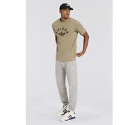 T-Shirt ADIDAS ORIGINALS "TARTAN REGULAR", Herren, Gr. S, grün (orbit grün), Obermaterial: 100% Baumwolle, Shirts T-Shirt, Print T-Shirt, aus Single Jersey, atmungsaktiv, pflegeleicht (86659223-S) orb